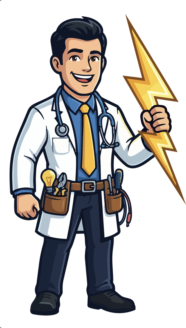Dr. Volt mascot