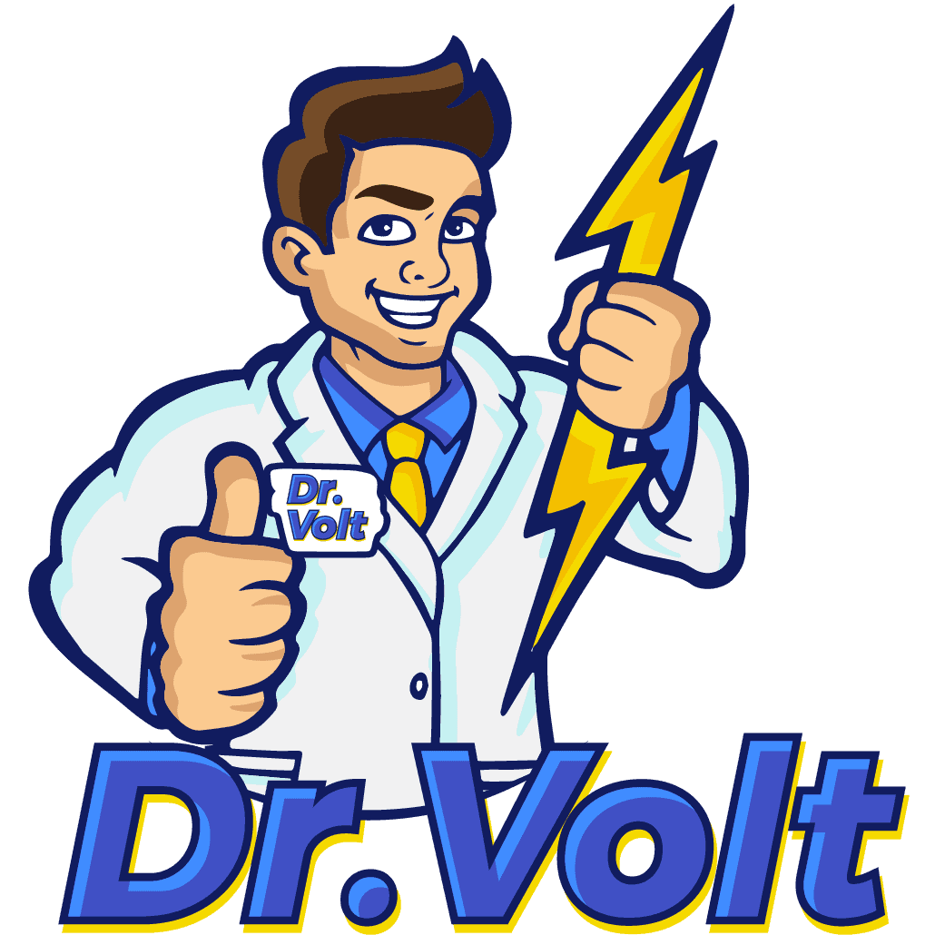 Dr volt logo design